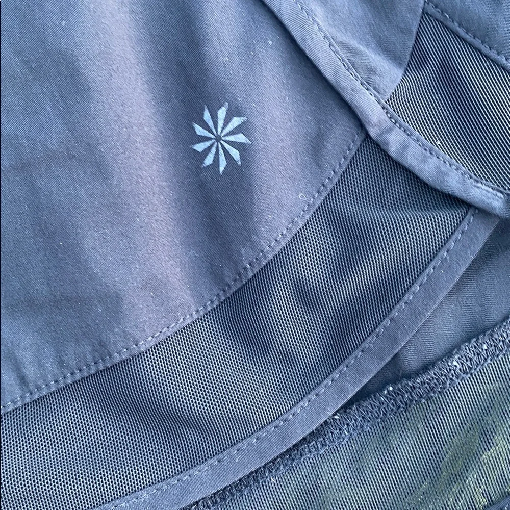 Athleta Black Athletic Shorts “Mesh Racer Run” size small - Picture 4 of 4